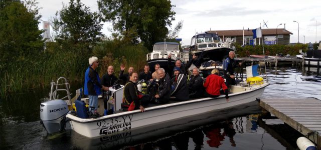 Bootduiken in Vinkeveen