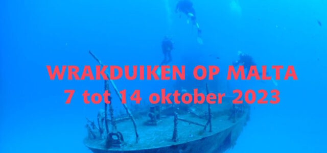 Aankondiging: Wrakduikweek op Malta – 7 tot 14 oktober 2023